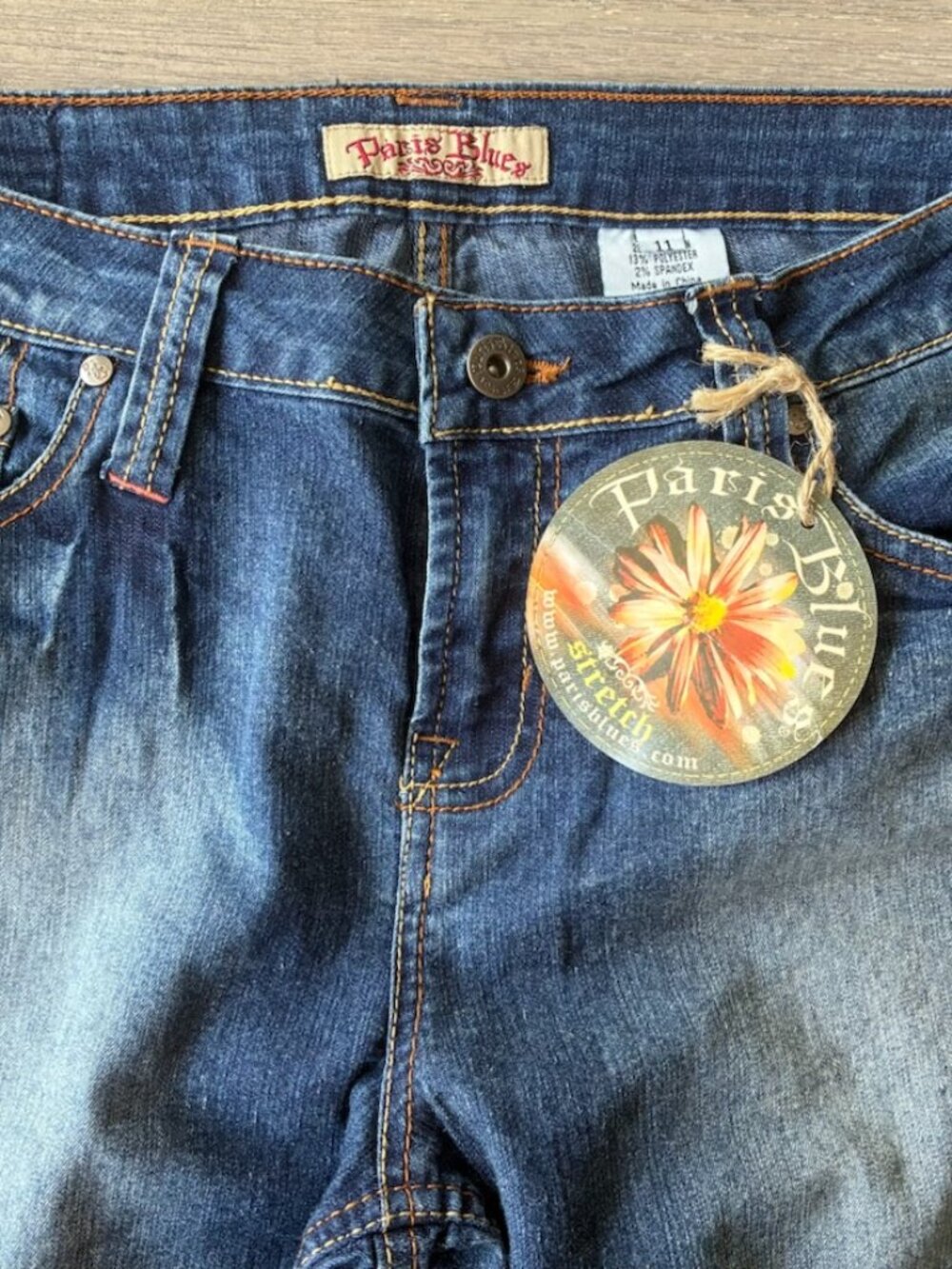 Paris Blues size 11 low rise boot cut
